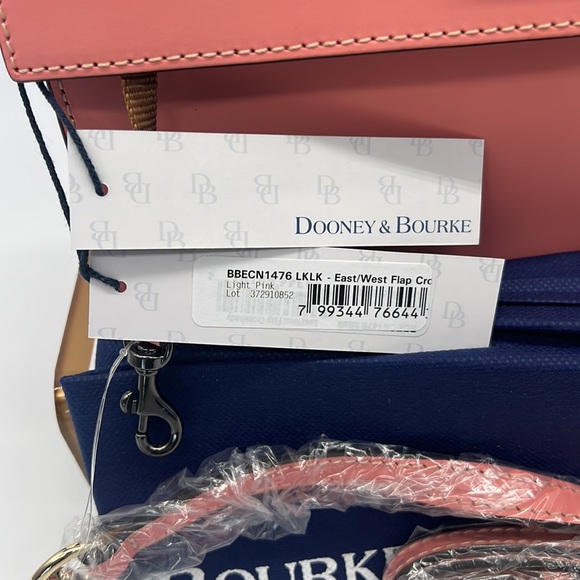 Dooney & Bourke Beacon East West Flap Crossbody Light Pink - Picture 10 of 15